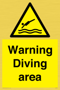 WL7486: Warning Diving area