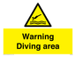 WL7486: Warning Diving area