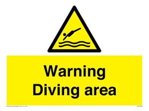 WL7486: Warning Diving area