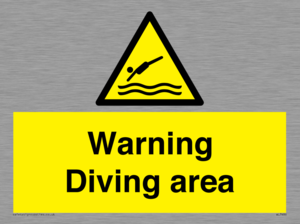 WL7486: Warning Diving area