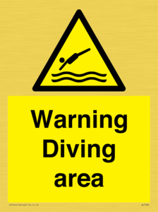 WL7486: Warning Diving area