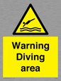 WL7486: Warning Diving area