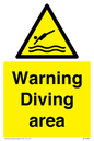 WL7486: Warning Diving area