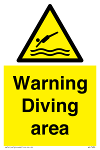 WL7486: Warning Diving area