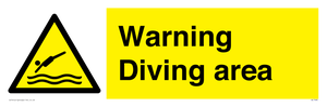 WL7486: Warning Diving area