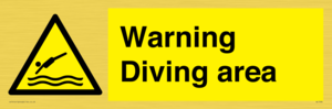 WL7486: Warning Diving area