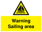 WL7487: Warning Sailing area