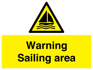 WL7487: Warning Sailing area