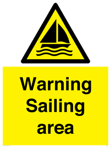 WL7487: Warning Sailing area