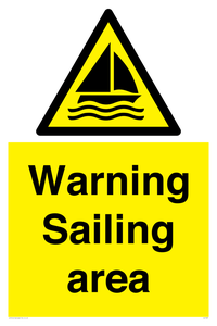WL7487: Warning Sailing area