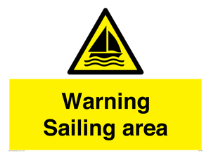 WL7487: Warning Sailing area