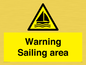 WL7487: Warning Sailing area