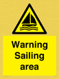 WL7487: Warning Sailing area