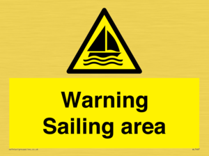 WL7487: Warning Sailing area