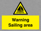 WL7487: Warning Sailing area
