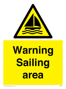 WL7487: Warning Sailing area