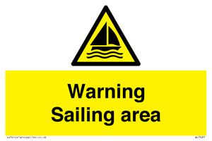 WL7487: Warning Sailing area