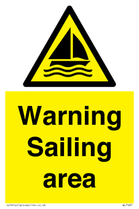 WL7487: Warning Sailing area