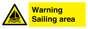 WL7487: Warning Sailing area