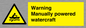 WL7489: Warning Manually powered watercraft