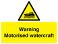 WL7490: Warning Motorised watercraft