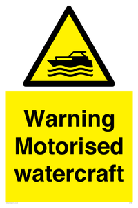 WL7490: Warning Motorised watercraft