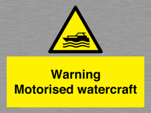 WL7490: Warning Motorised watercraft
