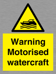 WL7490: Warning Motorised watercraft