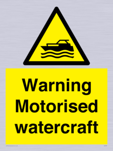 WL7490: Warning Motorised watercraft