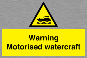 WL7490: Warning Motorised watercraft