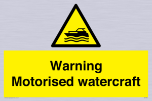 WL7490: Warning Motorised watercraft