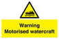 WL7490: Warning Motorised watercraft