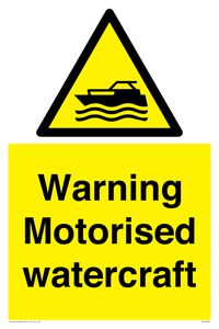 WL7490: Warning Motorised watercraft