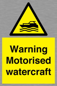 WL7490: Warning Motorised watercraft