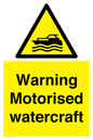 WL7490: Warning Motorised watercraft