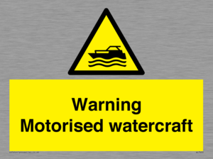 WL7490: Warning Motorised watercraft