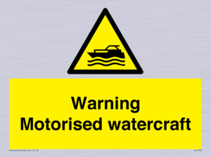 WL7490: Warning Motorised watercraft