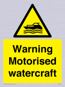 WL7490: Warning Motorised watercraft