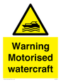 WL7490: Warning Motorised watercraft