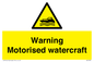 WL7490: Warning Motorised watercraft