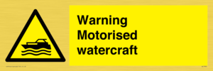 WL7490: Warning Motorised watercraft