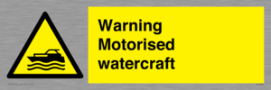 WL7490: Warning Motorised watercraft