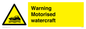 WL7490: Warning Motorised watercraft