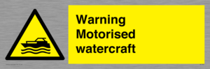 WL7490: Warning Motorised watercraft