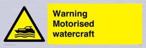 WL7490: Warning Motorised watercraft