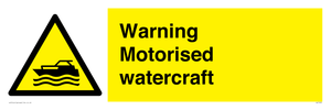 WL7490: Warning Motorised watercraft