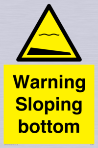 WL7491: Warning Sloping bottom