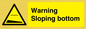 WL7491: Warning Sloping bottom