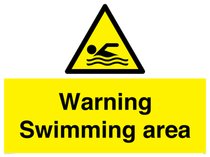 WL7492: Warning Swimming area