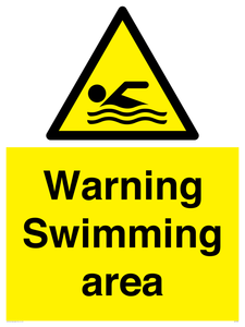 WL7492: Warning Swimming area